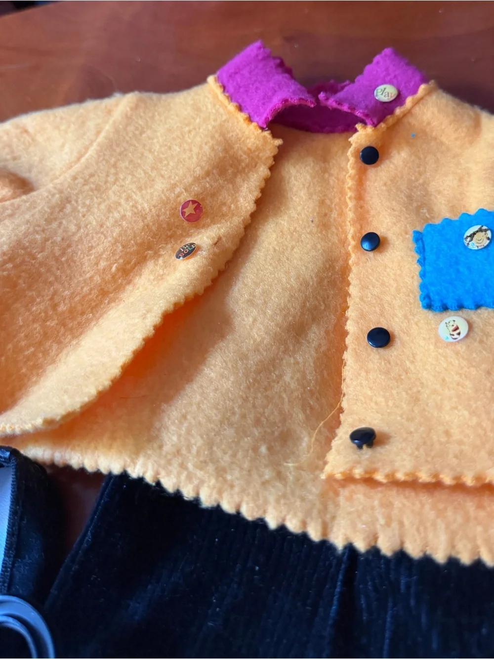 American Girl Pleasant Co Doll 1996 First Day Outfit Jacket Top Scrunchie Undies
